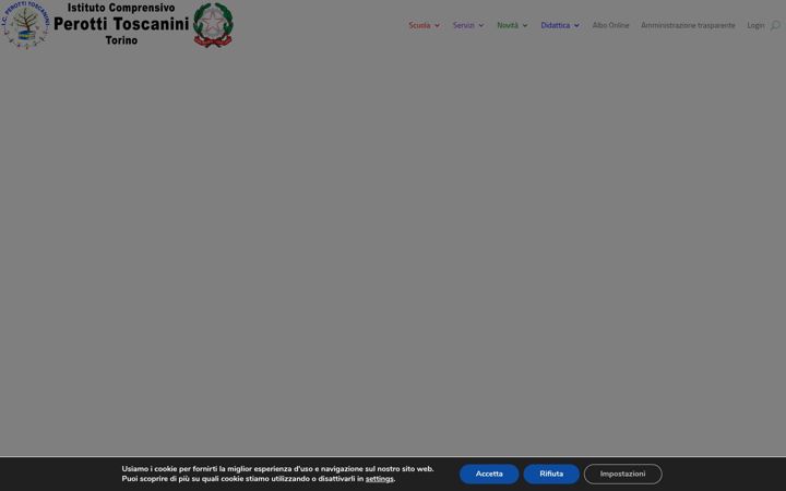 Screenshot of icperottitoscanini.edu.it