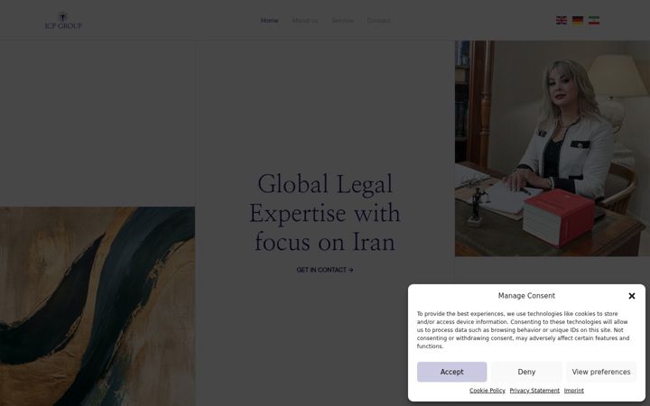 Screenshot of icpgrupe.com