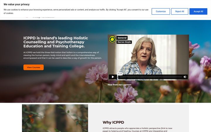 Screenshot of icppd.com