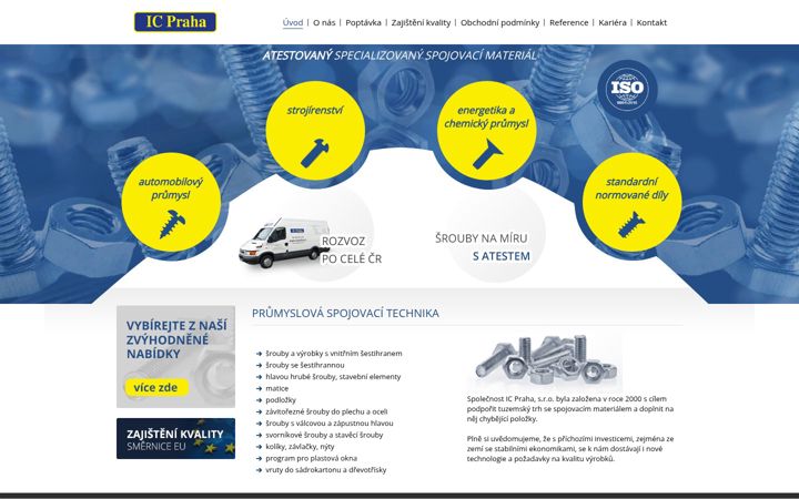 Screenshot of icpraha.cz