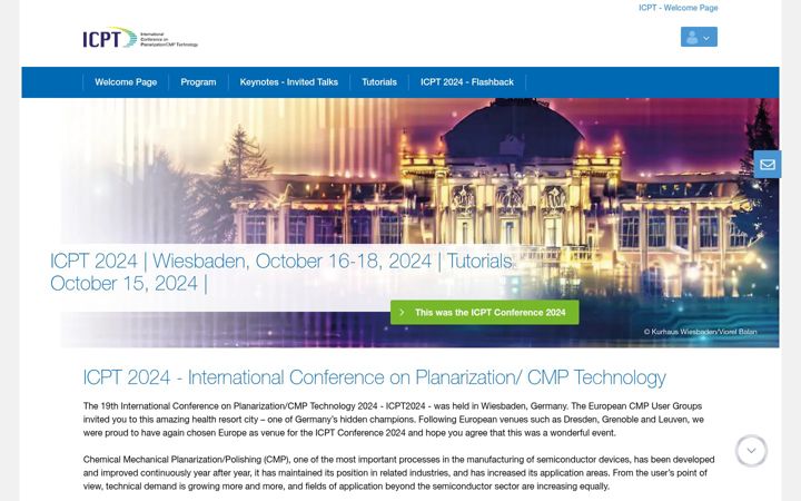 Screenshot of icpt2024.org