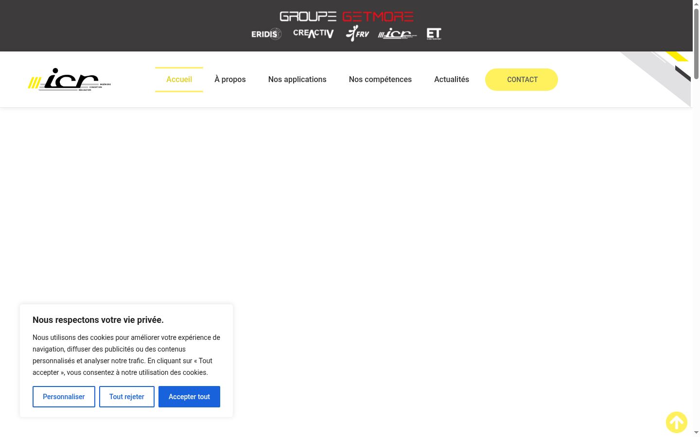 Captură de ecran a bannerului de consimțământ afișat înainte de orice interacțiune