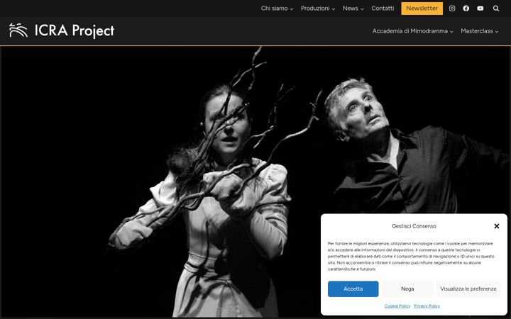 Screenshot of icraproject.it