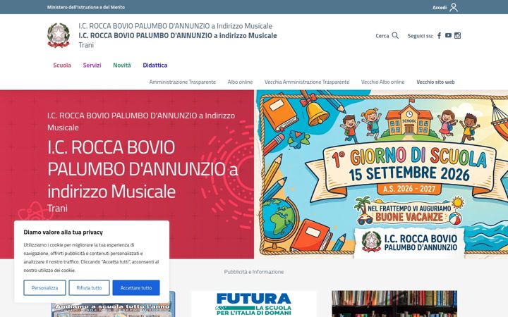 Screenshot of icrbpd.edu.it