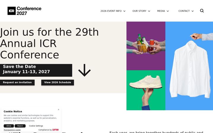 Screenshot of icrconference.com