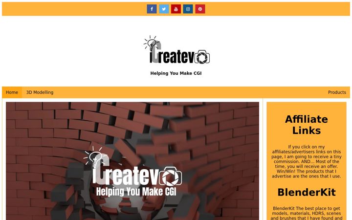 Screenshot of icreatevo.com