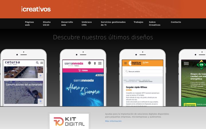 Screenshot of icreativos.com