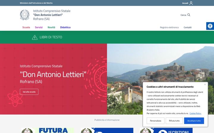 Screenshot of icrofrano.edu.it
