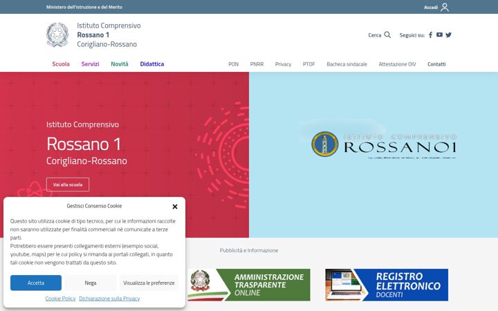 Screenshot of icrossano1.edu.it