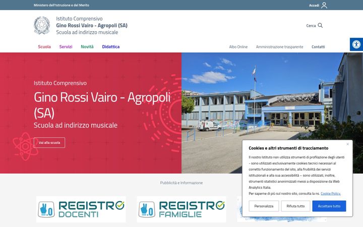 Screenshot of icrossivairo.edu.it