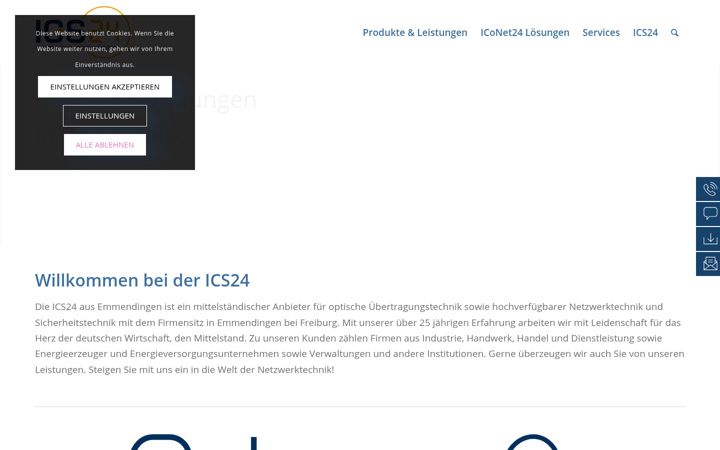 Screenshot of ics-24.com