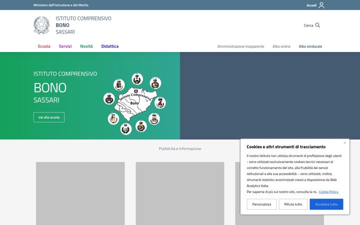 Screenshot of ics-bono.edu.it