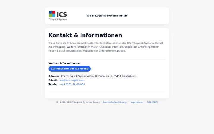 Screenshot of ics-it-logistics.com