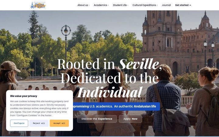 Screenshot of ics-seville.org