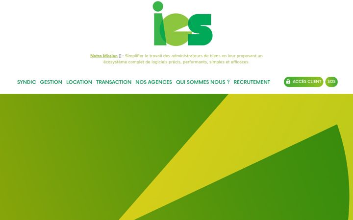 Screenshot of ics.fr