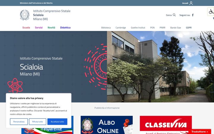 Screenshot of icscialoia.edu.it