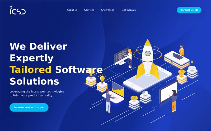 Screenshot of icsd.pro