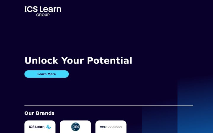 Screenshot of icslearngroup.com