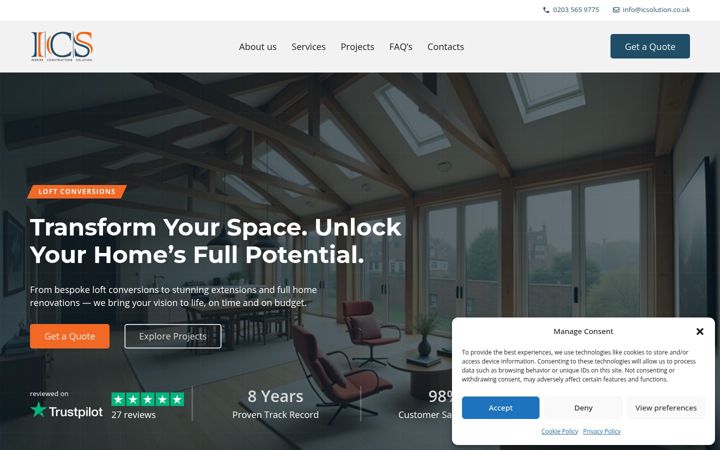Screenshot of icsolution.co.uk