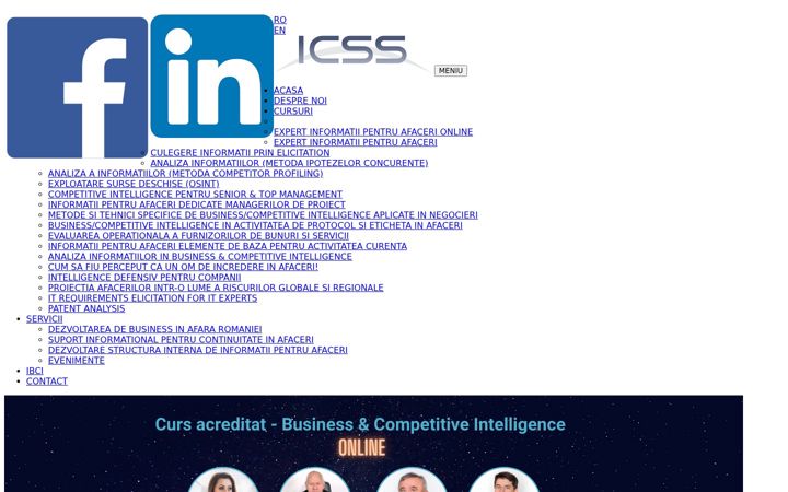 Screenshot of icssromania.ro