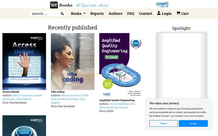 Screenshot of ict-books.com