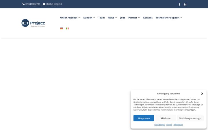 Screenshot of ict-project.it