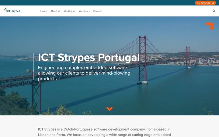 Screenshot of ict-strypes.pt