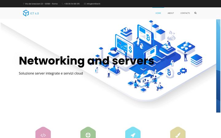 Screenshot of ict40srl.it