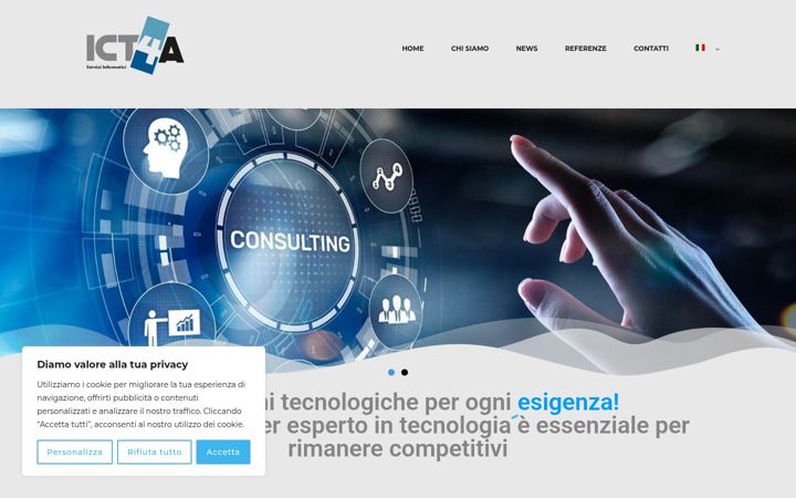 Screenshot of ict4a.it