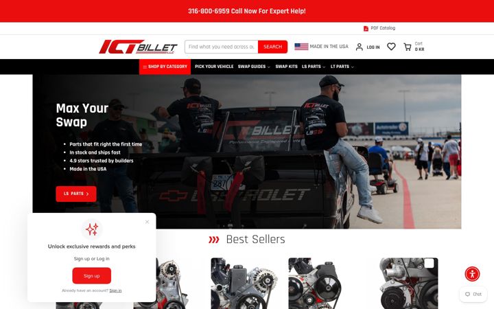 Screenshot of ictbillet.com