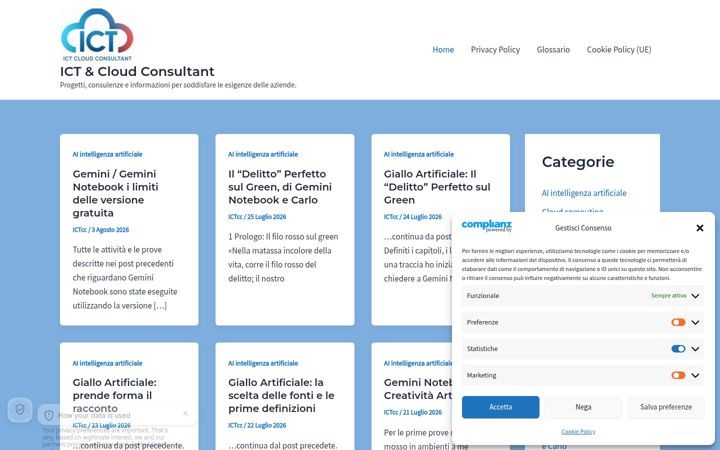 Screenshot of ictcloudconsultant.it