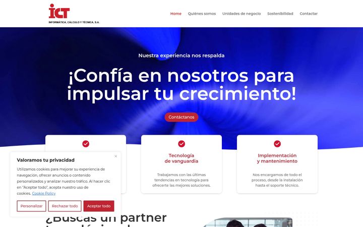Screenshot of ictiberia.com