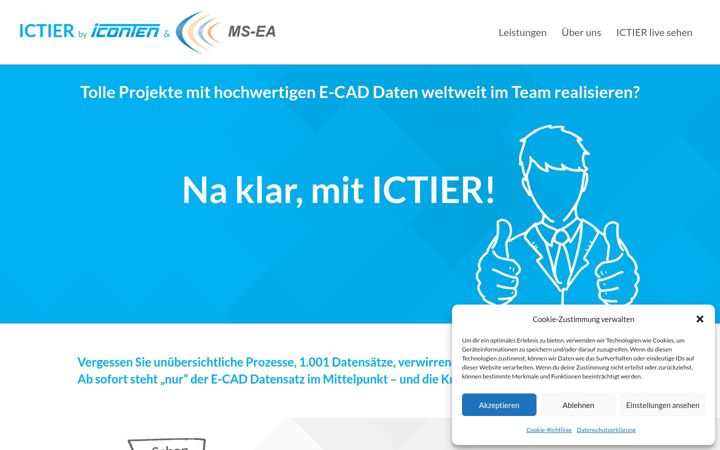 Screenshot of ictier.de