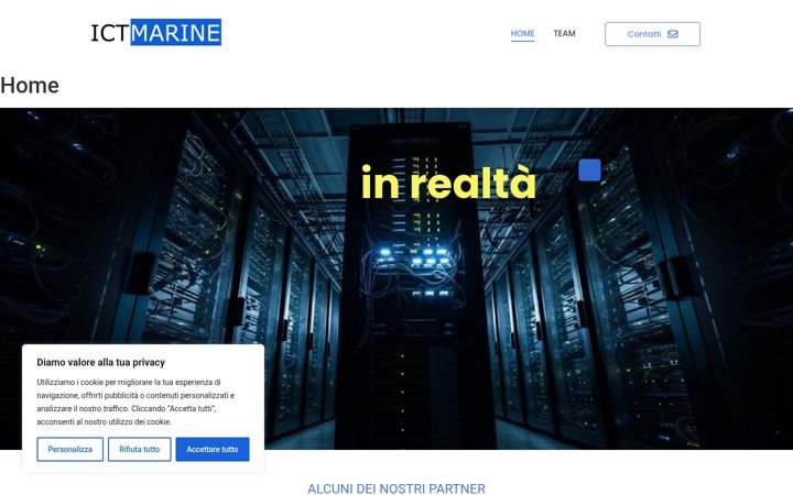 Screenshot of ictmarine.it