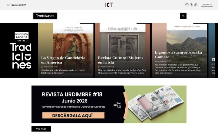 Screenshot of ictradiciones.es