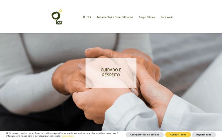 Screenshot of ictrcuritiba.com.br