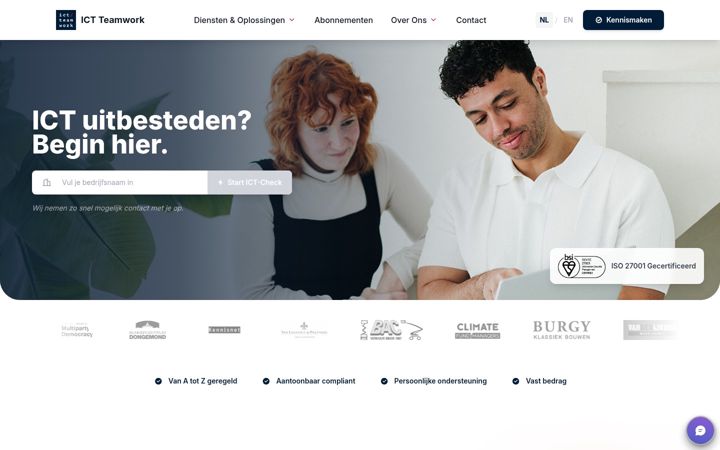 Screenshot of ictteamwork.nl