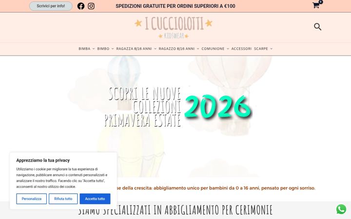 Screenshot of icucciolotti.it