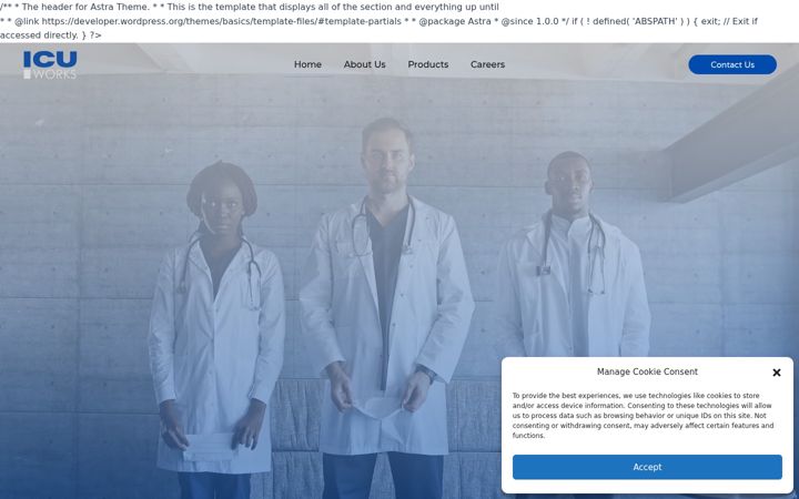 Screenshot του icuworks.com
