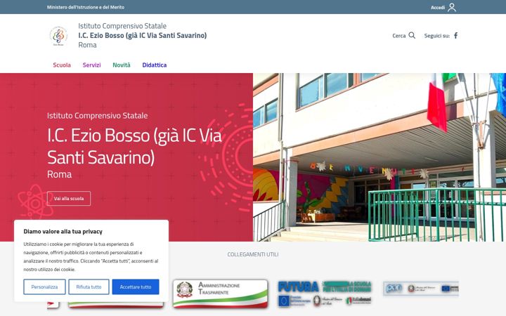 Screenshot of icviasantisavarino.edu.it