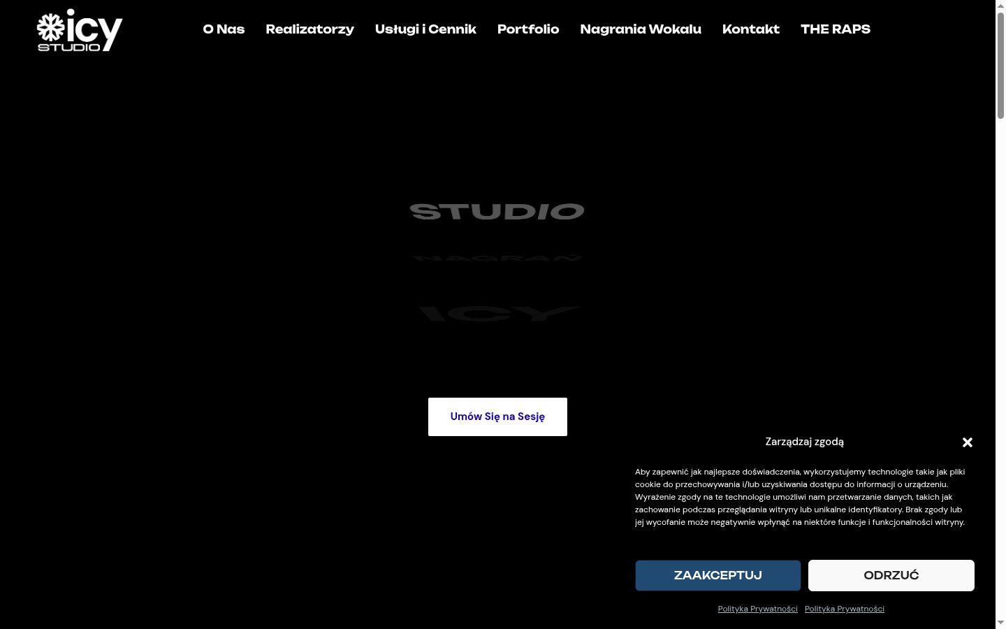 Screenshot des Einwilligungsbanners vor jeglicher Interaktion