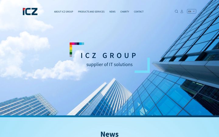 Screenshot of icz.nl