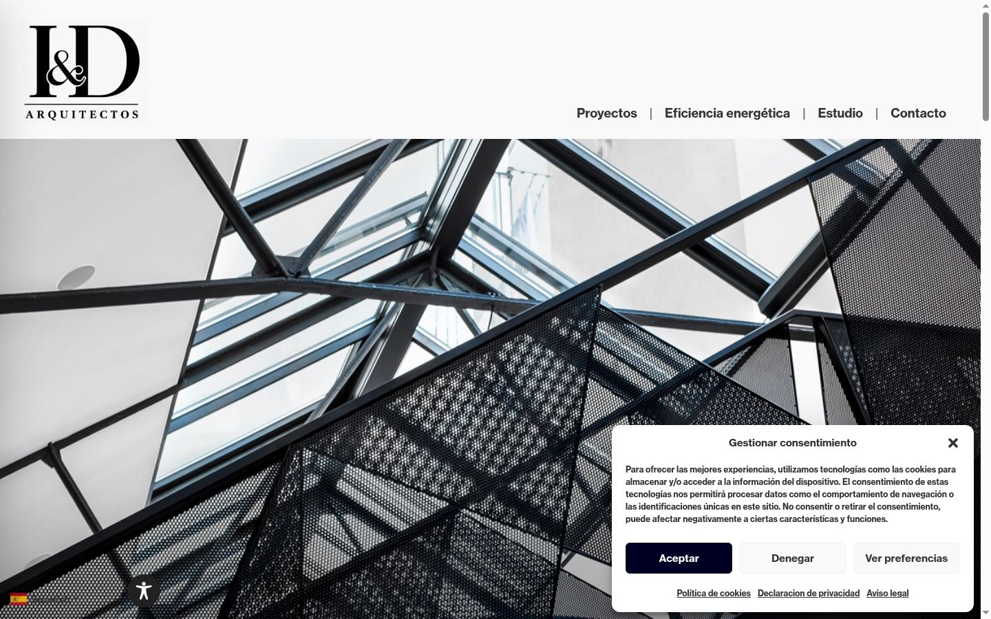 Screenshot tal-banner tal-kunsens muri qabel kwalunkwe interazzjoni