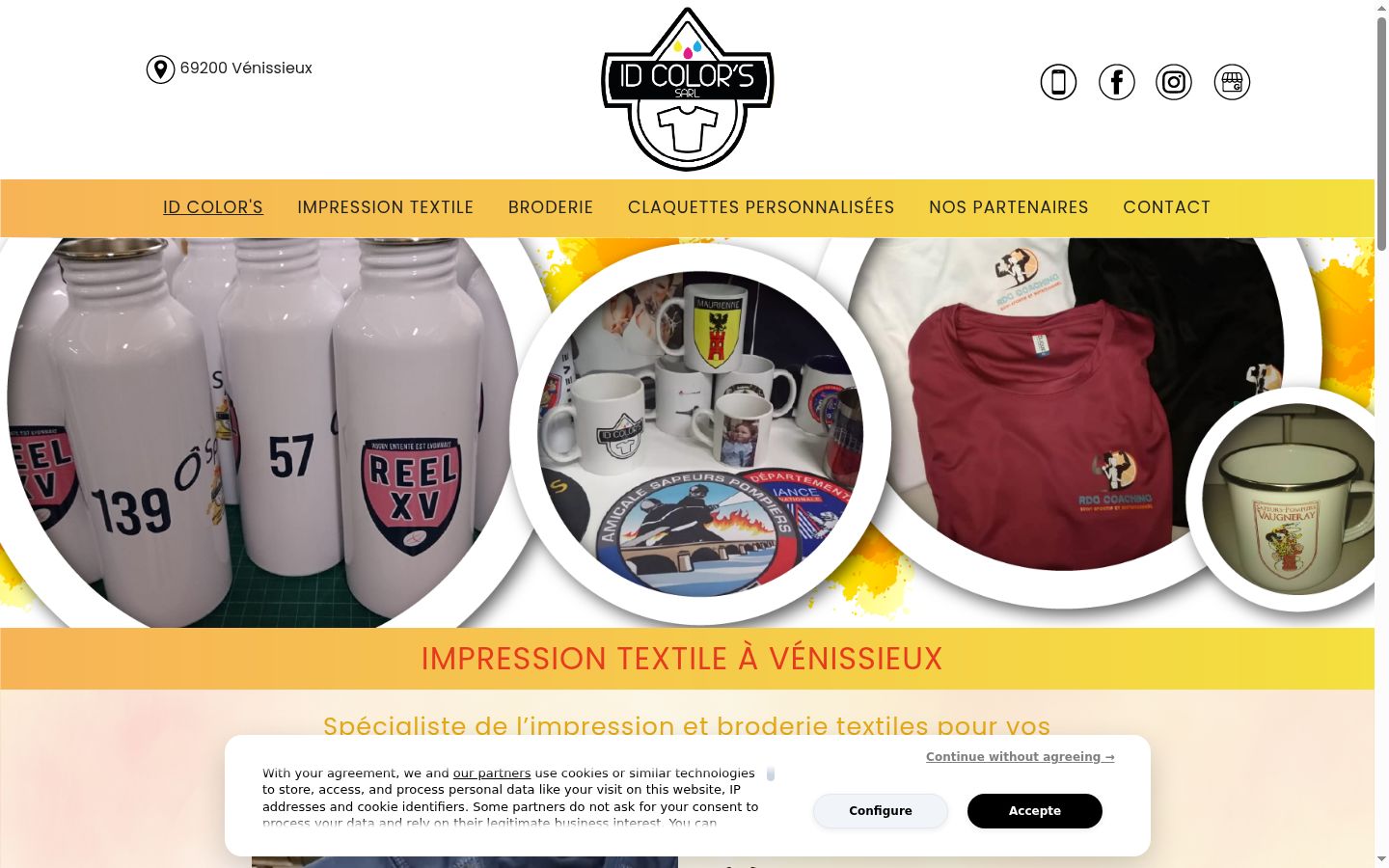 Screenshot tal-banner tal-kunsens muri qabel kwalunkwe interazzjoni