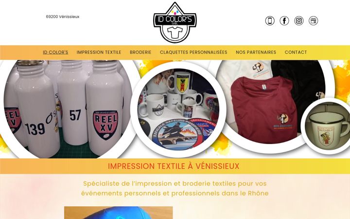 Screenshot of id-colors.fr