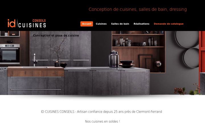Screenshot of id-cuisines-conseils.fr