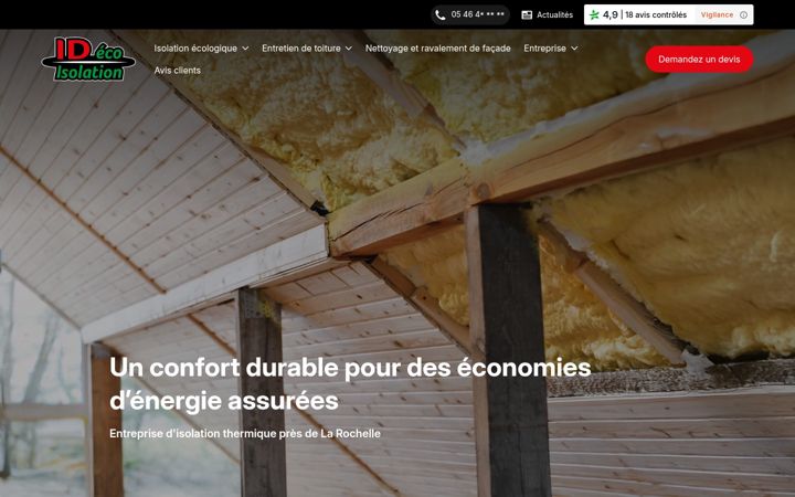 Screenshot of id-eco-isolation.com