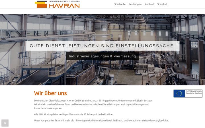 Screenshot of id-havran.de
