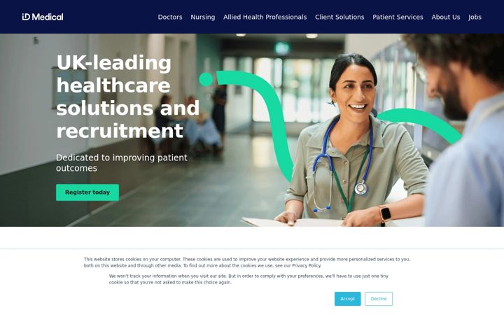 Screenshot of id-medical.com