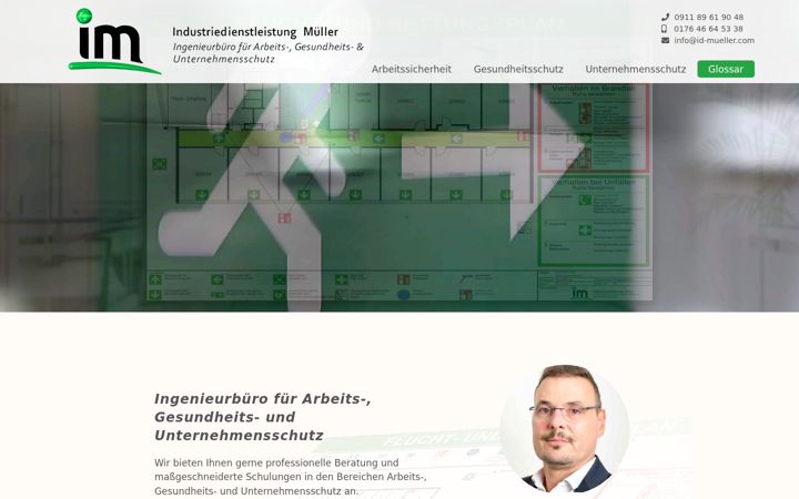 Screenshot of id-mueller.com